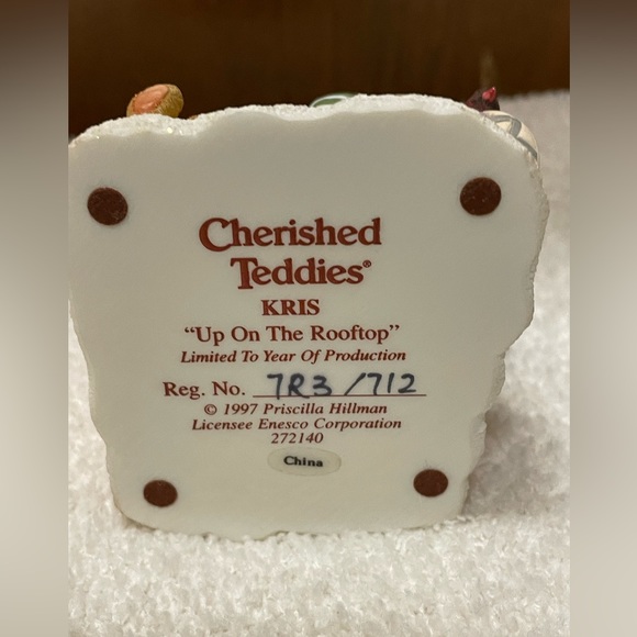 Cherished Teddies Santa Series Sanford Limited Edition - Picture 6 of 16